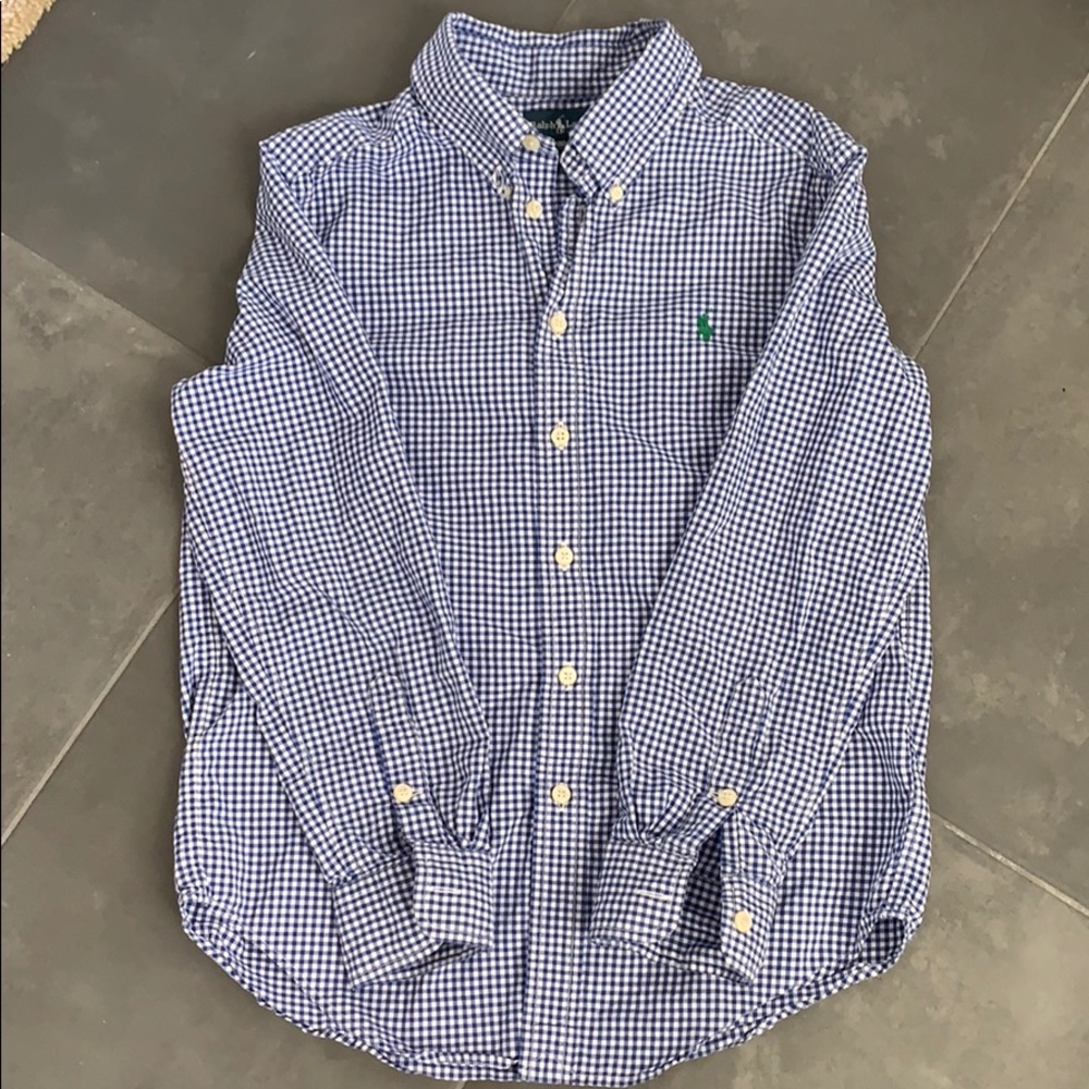 Ralph Lauren boys cotton button up shirt